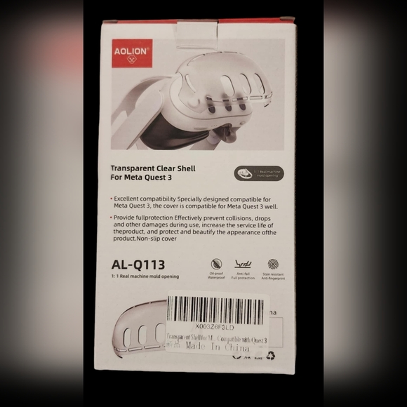 Transparent Clear Shell Meta Quest 3 - Picture 2 of 3